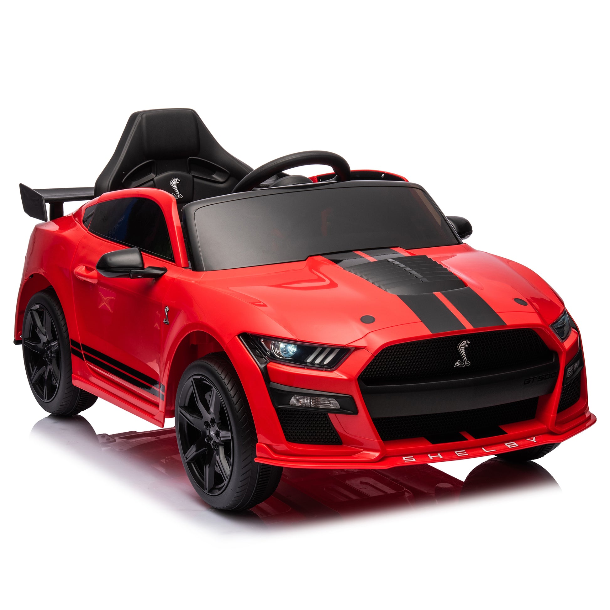 2022 Ford Mustang Shelby Gt500 Ride On Car Red Plastic