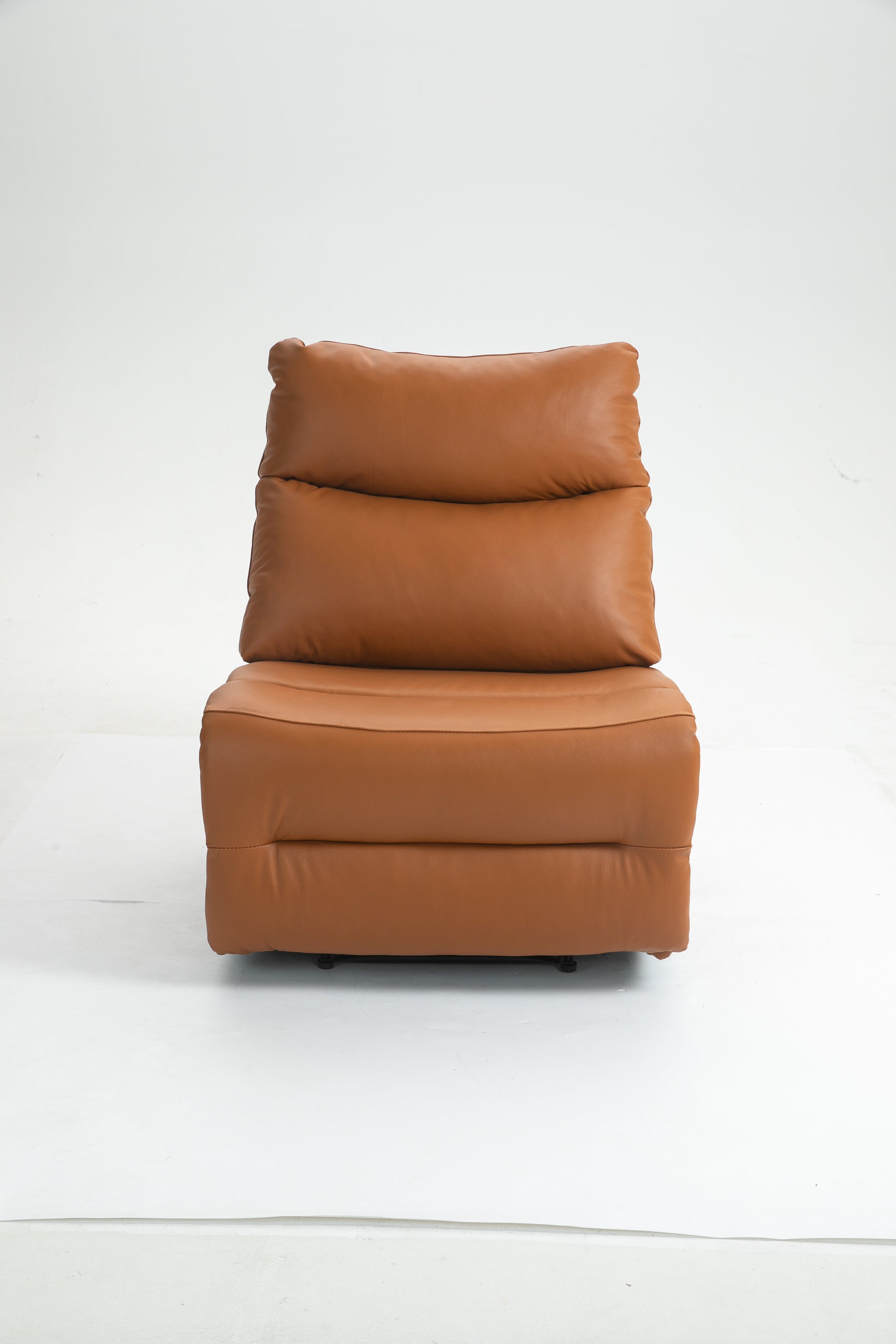 Lounge Chair Lift Chair Relax Sofa Chair Sitting Room Furniture Sitting Room Power Supply Elderly Electric Lounge Chair Orange Leather