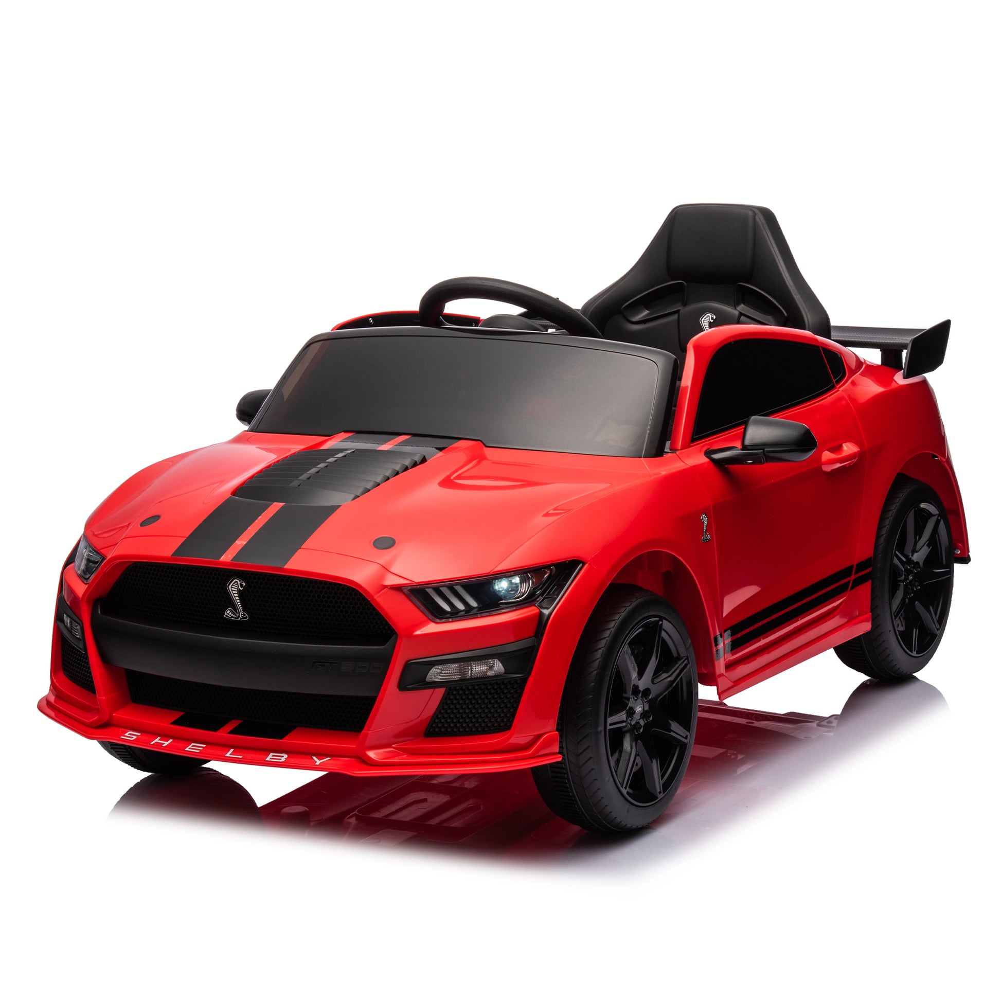 2022 Ford Mustang Shelby Gt500 Ride On Car Red Plastic