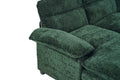 U Shaped Profile Sofa, Including Two Single Seats And Two Chaise, Modular Sofa, Chenille Sofa,Green Green Foam Polyester 4 Seat