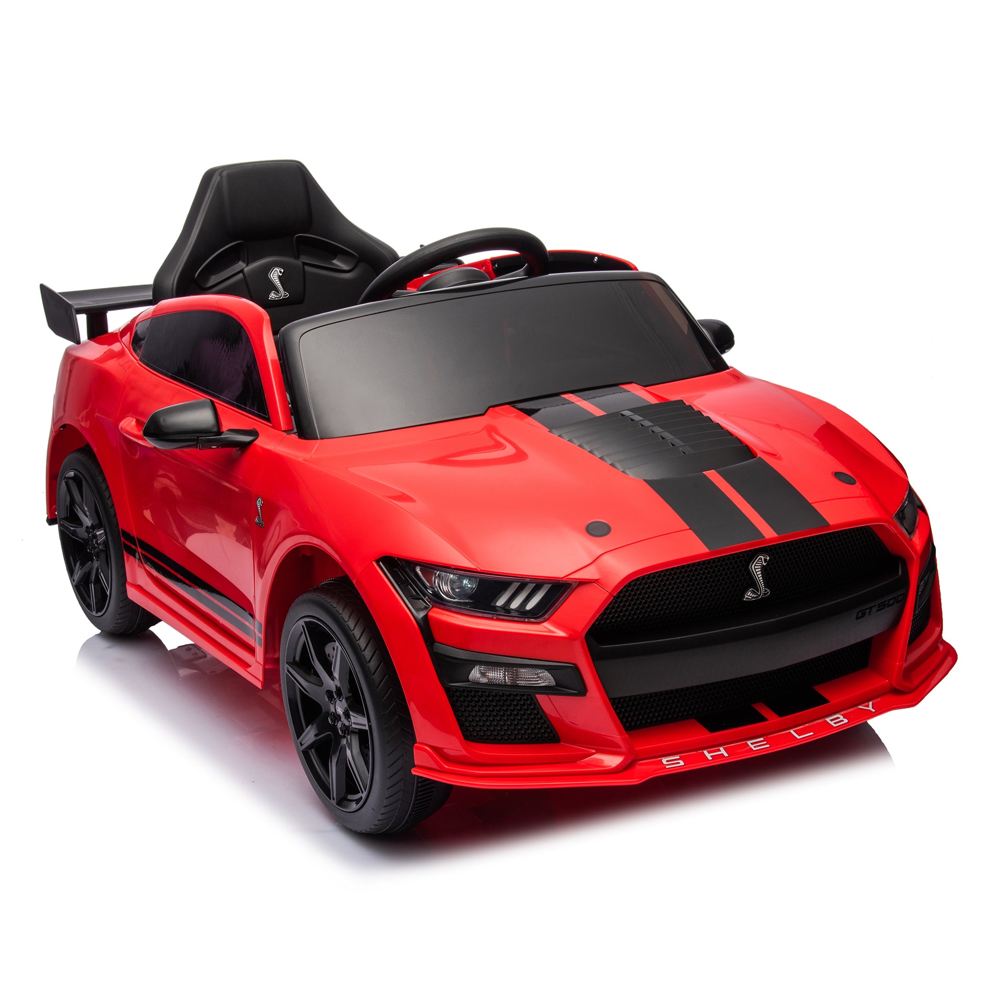 2022 Ford Mustang Shelby Gt500 Ride On Car Red Plastic