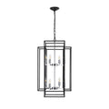 Same As W1340142525 L1018 C 8 Lights Lantern Tiered Pendant Light Fixtures, Industrial Farmhouse Hanging Chandelier For Entryway, Foyer, Living Room, Kitchen Island, Staircase Black & Silver Chrome Farmhouse Iron