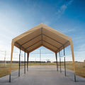 10X20Ft Party Tent Gazebo Heavy Duty Outdoor Car Canopy Carport Portable Garage Sand Garden & Outdoor American Traditional Carports Iron