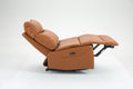 Lounge Chair Lift Chair Relax Sofa Chair Sitting Room Furniture Sitting Room Power Supply Elderly Electric Lounge Chair Orange Leather