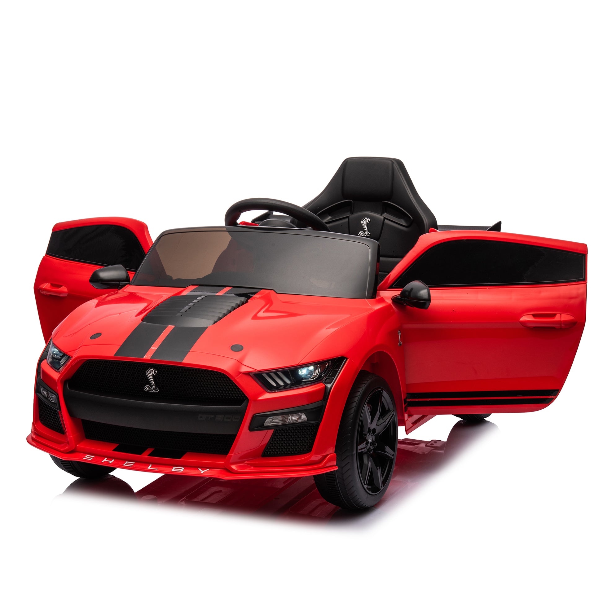 2022 Ford Mustang Shelby Gt500 Ride On Car Red Plastic