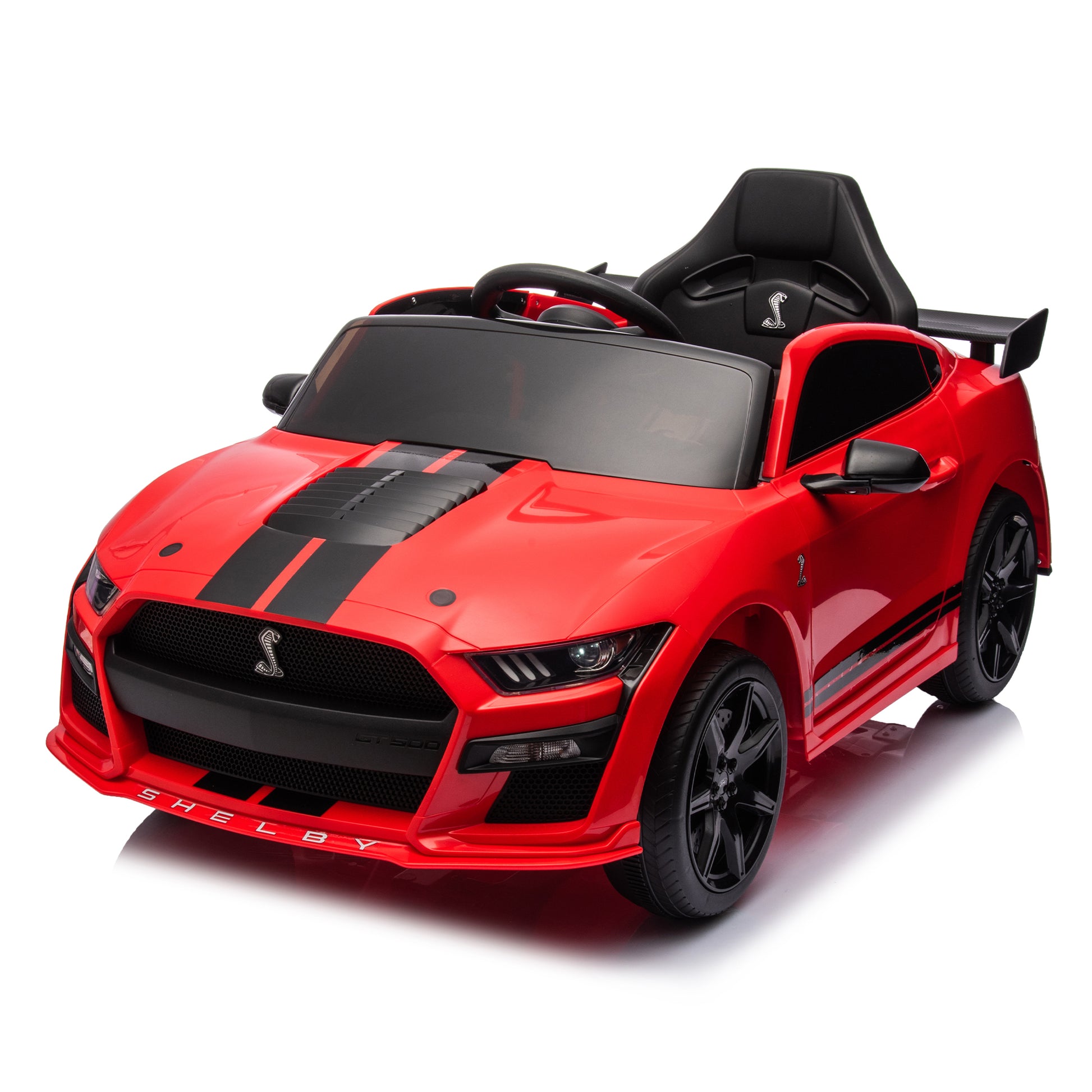 2022 Ford Mustang Shelby Gt500 Ride On Car Red Plastic