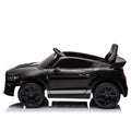 12V Ford Mustang Shelby Gt500 Ride On Car With Remote Control 3 Speeds, Electric Vehicle Toy For Kid,Led Lights, Radio, Aux Usb Mp3 Music,Safe Belt,Age3 Black Plastic