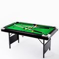 6Ft Billiard Table,6Ft Game Table, Billiards, Pool Table, Children'S Billiard Table, Children'S Pool Table, Family Game Table, Table Pool, Indooor Game, Home Used Pool Table, Ball Game, Family Game Black Without Foldable Dining Room American