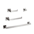 4 Piece Bathroom Hardware Set Brushed Nickel Stainless Steel