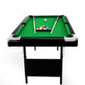6Ft Billiard Table,6Ft Game Table, Billiards, Pool Table, Children'S Billiard Table, Children'S Pool Table, Family Game Table, Table Pool, Indooor Game, Home Used Pool Table, Ball Game, Family Game Black Without Foldable Dining Room American