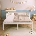 Twin Extending Daybed With Trundle, Wooden Daybed, White Twin White Solid Wood Mdf