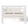 Twin Extending Daybed With Trundle, Wooden Daybed, White Twin White Solid Wood Mdf