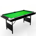 6Ft Billiard Table,6Ft Game Table, Billiards, Pool Table, Children'S Billiard Table, Children'S Pool Table, Family Game Table, Table Pool, Indooor Game, Home Used Pool Table, Ball Game, Family Game Black Without Foldable Dining Room American