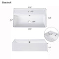 Video 21.6 Inch Modern Floating Bathroom Vanity With Ceramic Basin Perfect For Small Bathrooms, Left Side Storage Black Bathroom Ceramic Mdf