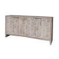 Accent Cabinet Farmhouse Style 4 Door Wooden Cabinet Sideboard Buffet Server Cabinet Storage Cabinet, For Living Room, Entryway, Hallway, Office, Kitchen And Dining Room, Natural Wood Wash Natural