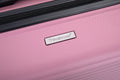 3 Piece Luggage Sets Abs Lightweight Suitcase With Two Hooks, Spinner Wheels, Tsa Lock, 20 24 28 Pink Pink Abs