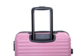 3 Piece Luggage Sets Abs Lightweight Suitcase With Two Hooks, Spinner Wheels, Tsa Lock, 20 24 28 Pink Pink Abs