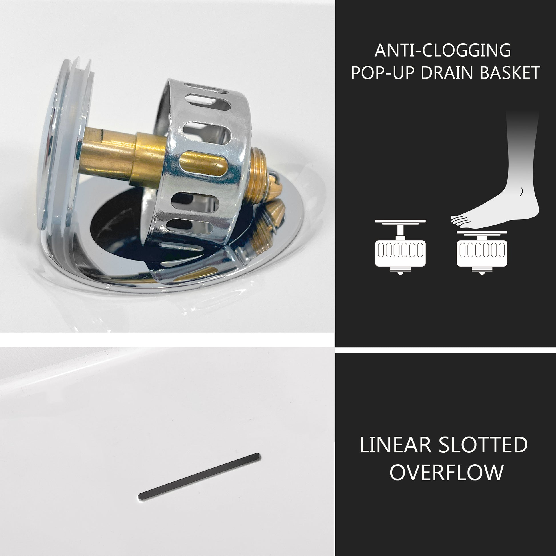 59" Acrylic Free Standing Tub Classic Oval Shape Soaking Tub, Adjustable Freestanding Bathtub With Integrated Slotted Overflow And Chrome Pop Up Drain Anti Clogging Gloss Black Black Oval Bathroom Freestanding Tubs Polished 59 61 In Modern Soaking Center