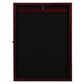 Jersey Frame Display Case With Lengthened Hanger For Baseball Basketball Football Hockey Sport Shirt And Uniform, Brown Brown Pine