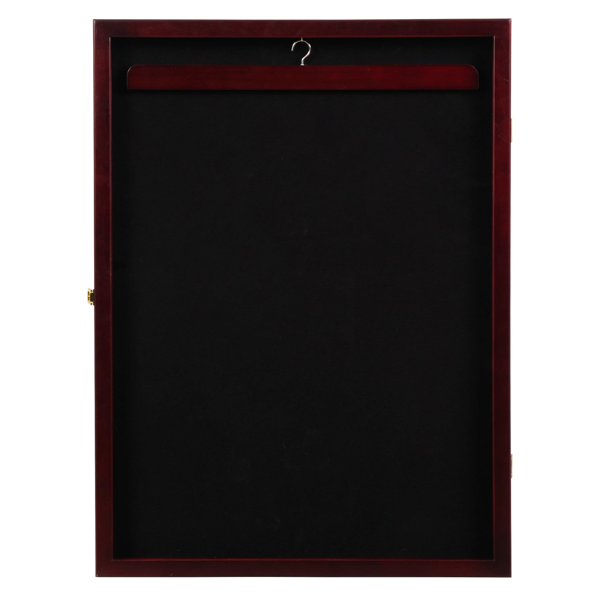 Jersey Frame Display Case With Lengthened Hanger For Baseball Basketball Football Hockey Sport Shirt And Uniform, Brown Brown Pine