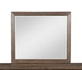 Arcadia Mirror, No Assembly Required, Old Forest Glen Finish Brown Brown Bedroom Rustic Pine Pine