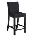 5 Piece Dining Table And Chair Set, Wooden Dining Table And Chair With 4 Chairs For Small Spaces, Modern Square Counter Height Dining Table, Compact Mid Century Modern Home Table And Chair Set, Uphols Black Gray Solid Wood Mdf