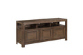 Arcadia 66 Inch Tv Stand Console, No Assembly Required, Old Forest Glen Finish Brown Brown Primary Living Space 60 69 Inches 70 79 Inches Rustic,Transitional Pine 75 Inches Pine