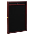 Jersey Frame Display Case With Lengthened Hanger For Baseball Basketball Football Hockey Sport Shirt And Uniform, Brown Brown Pine