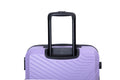 3 Piece Luggage Sets Abs Lightweight Suitcase With Two Hooks, Spinner Wheels, Tsa Lock, 20 24 28 , Light Purple Light Purple Abs