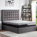 11 Inch Recooling Gelcare Memory Foam Adult Mattress, King Size Grey Bedroom Foam