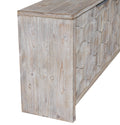 Accent Cabinet Farmhouse Style 4 Door Wooden Cabinet Sideboard Buffet Server Cabinet Storage Cabinet, For Living Room, Entryway, Hallway, Office, Kitchen And Dining Room, Natural Wood Wash Natural