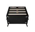 5 Drawer Cabinet, Accent Storage Cabinet, Suitable For Living Room, Bedroom, Dining Room, Study Black Mdf