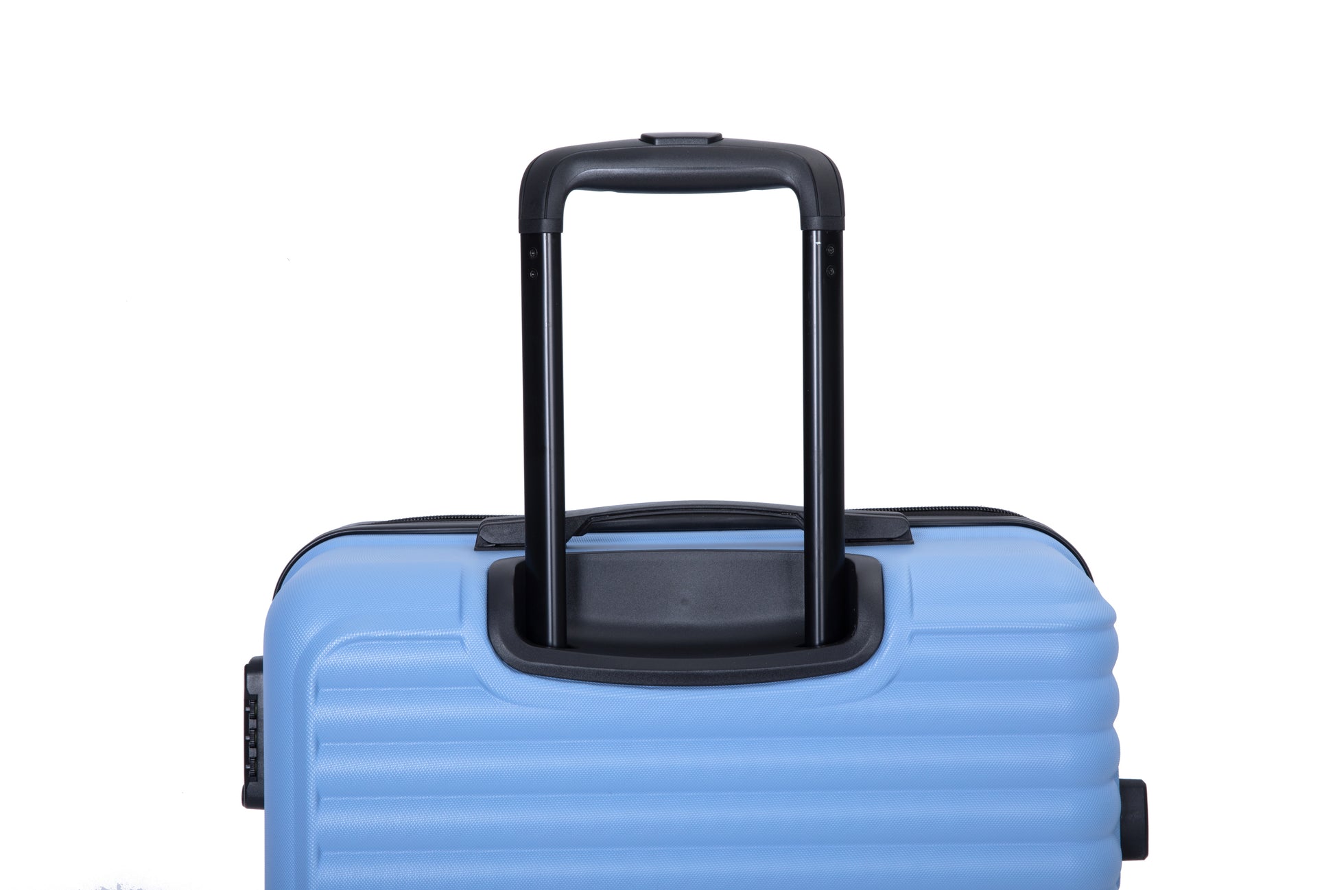 3 Piece Luggage Sets Abs Lightweight Suitcase With Two Hooks, Spinner Wheels, Tsa Lock, 20 24 28 Light Blue Light Blue Abs