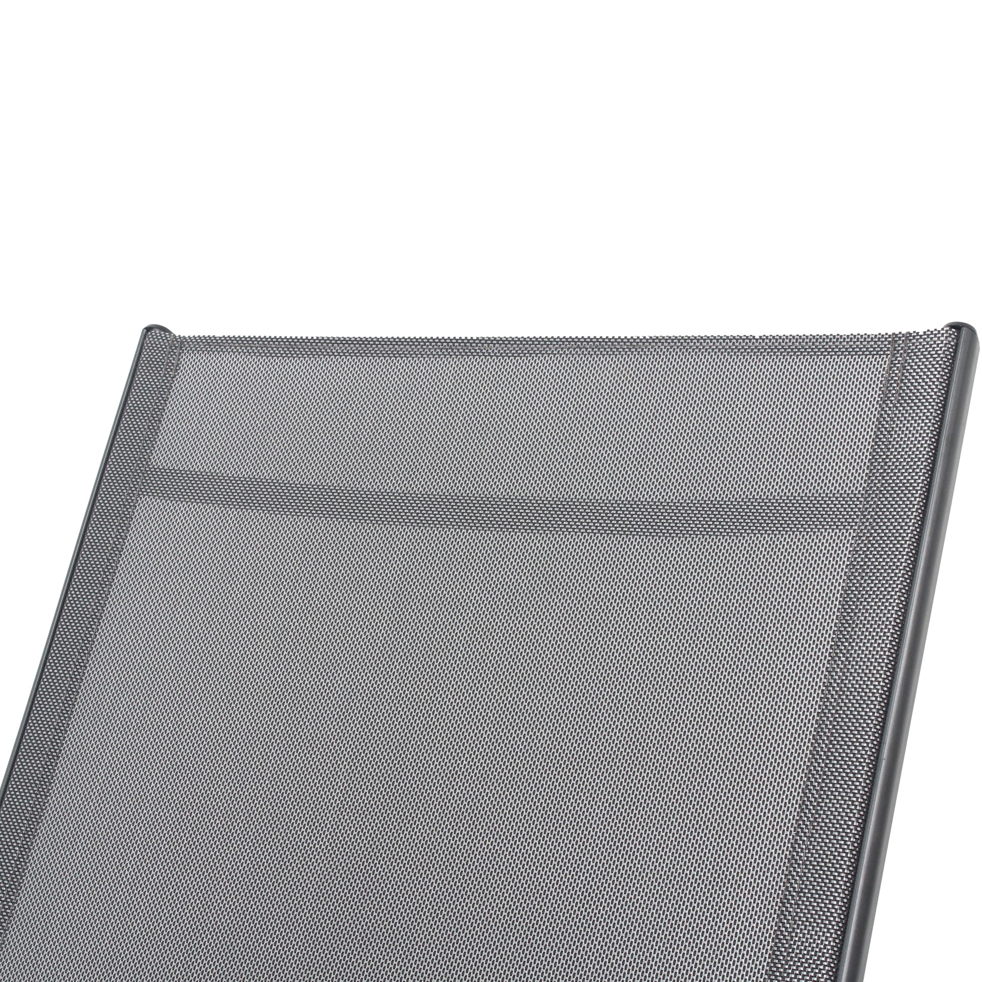 Outdoor Patio Swimming Pool Lounge Gray Color With Pillow Yes Gray Weather Resistant Frame Garden & Outdoor Foam Steel