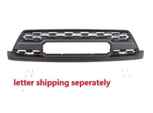 Front Grille For 4Th Gen 2003 2004 2005 4Runner Trd Pro Grill Wth Light And Letters Black Matt Black Abs Abs