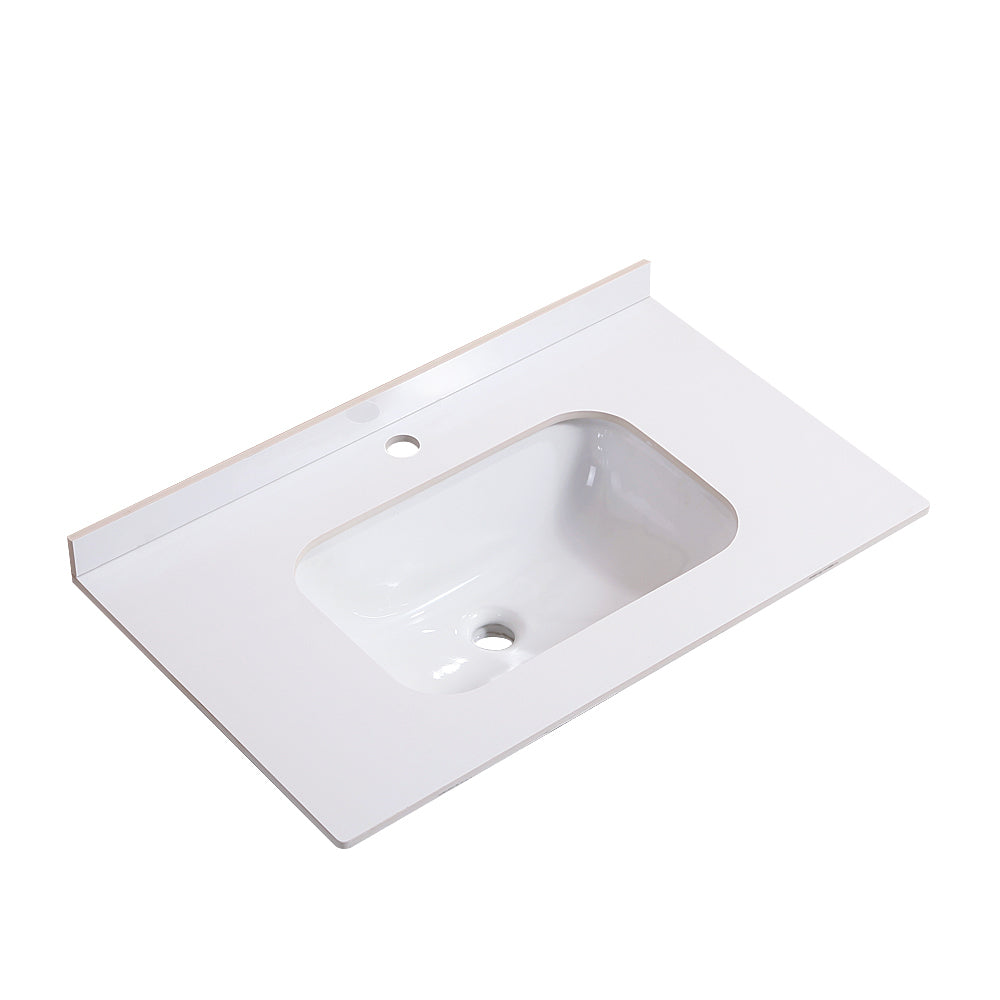 30" Bathroom Vanity Bathroom Vanity Withe White Marble