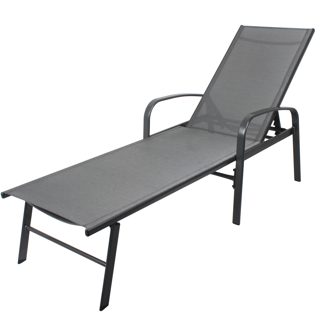 Outdoor Patio Swimming Pool Lounge Gray Color With Pillow Yes Gray Weather Resistant Frame Garden & Outdoor Foam Steel
