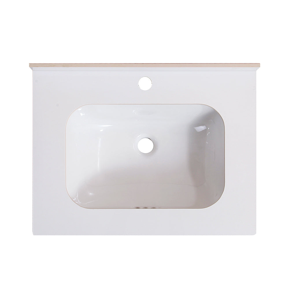 24" Bathroom Vanity Bathroom Vanity Withe White Marble