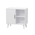 Sideboard Buffet Kitchen Storage Cabinet, Accent Cabinet With Solid Wood Feet For Decorated Doors, Dining Room, Hallway, Cupboard Console Table, Liquor Accent Cabinet White White Wood