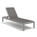 Modern Design All Aluminum Outdoor Coffee Table And Lounge No Lounge Gray Silver Mildew Resistant Frame Fade Resistant Cushion Garden & Outdoor Modern Multiple Chairs Seating Group Aluminium Aluminium