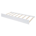 Queen Size Elegant Bed Frame With Rattan Headboard And Sockets ,White White Rattan