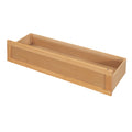 Queen Size Elegant Bed Frame With Rattan Headboard And Sockets ,Natural Twin Natural Rattan