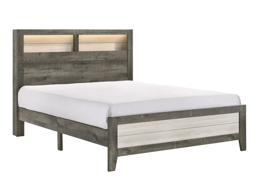 Rhett King Bed In 1 Box White White Wood