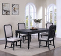 Formal Traditional 5Pc Dining Room Se Dark Brown Finish 18