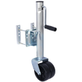 1500Lbs Trailer Jack With Double Wheel, Adjustable 12