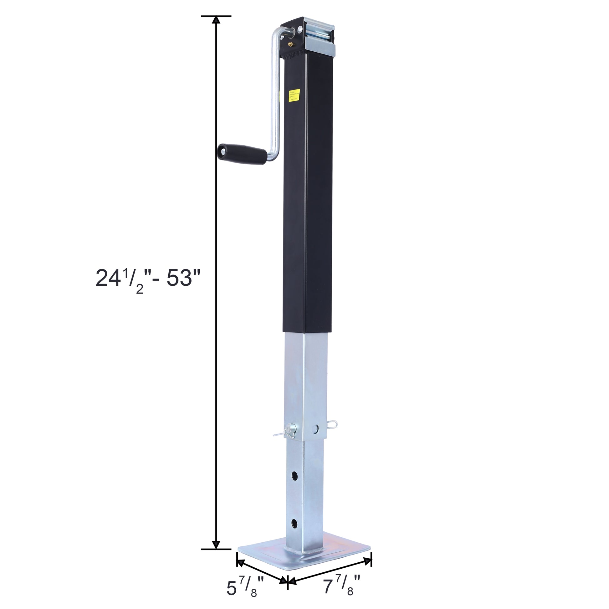 Pro Series Square Jack 8000 Lbsblack Black Steel