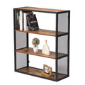 Three Layer Storage Rack Retro Brown Brown Mdf