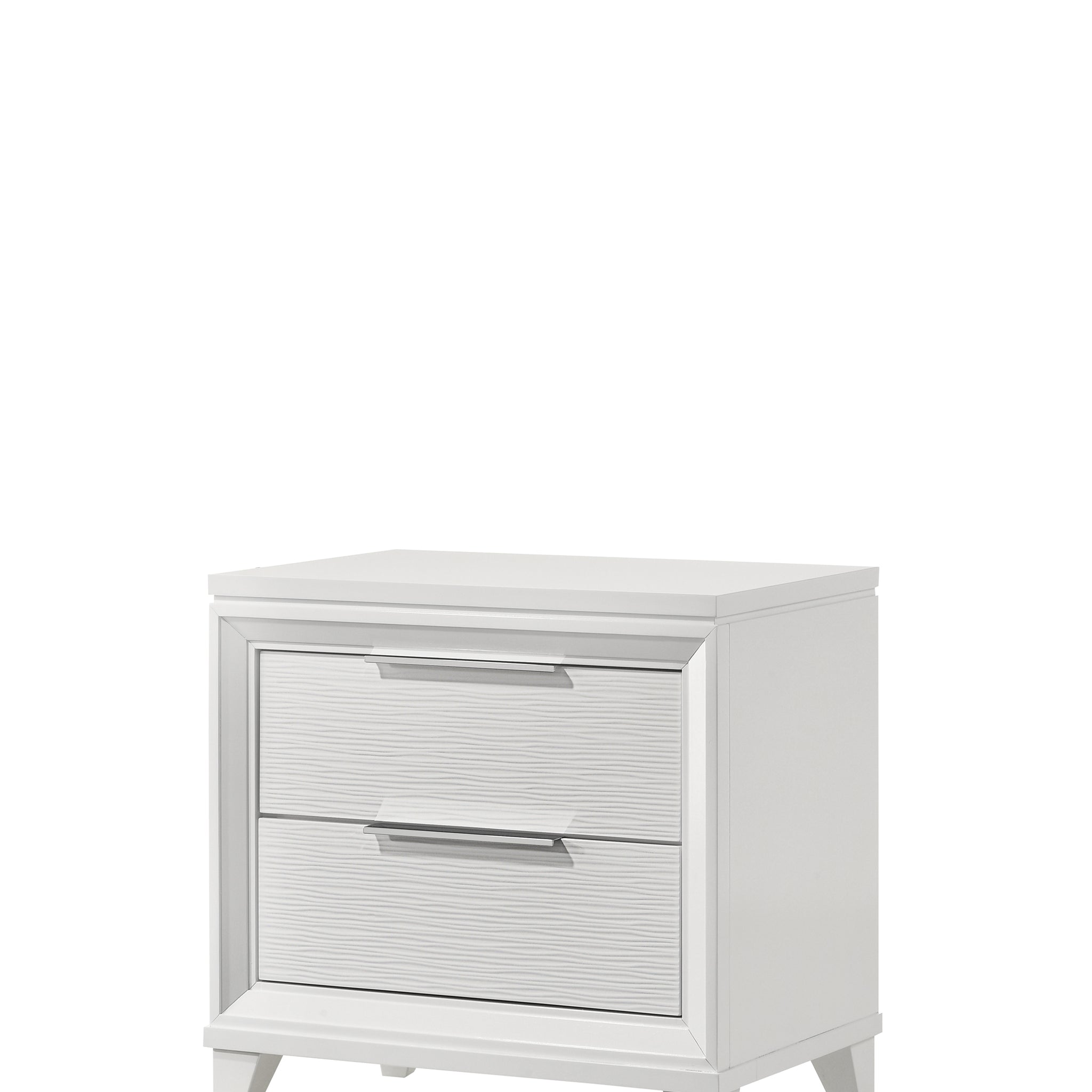 Cressida Nightstand White White Wood