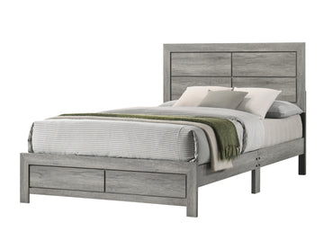 Hopkins Full Bed 1 Box Gray Gray Wood