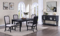 Formal Traditional 5Pc Dining Room Se Dark Brown Finish 18